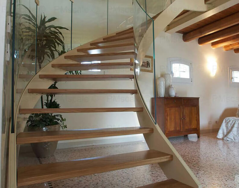 helical staircases - italian design staircases